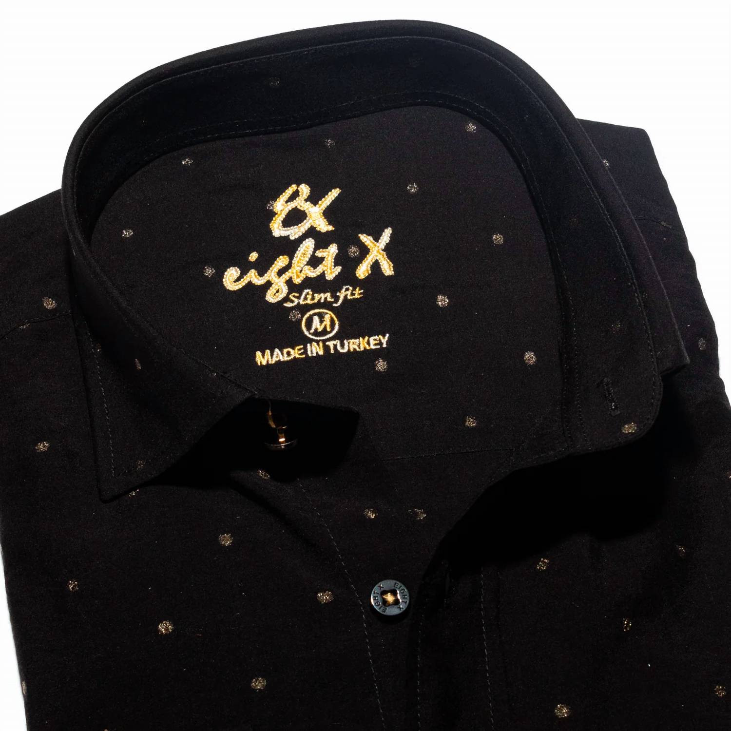 Eight X - Gold Sparkle Button Down Shirt