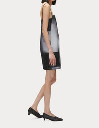 RACHEL COMEY Diapsi Mini Dress in grey - women's dress - alternate view