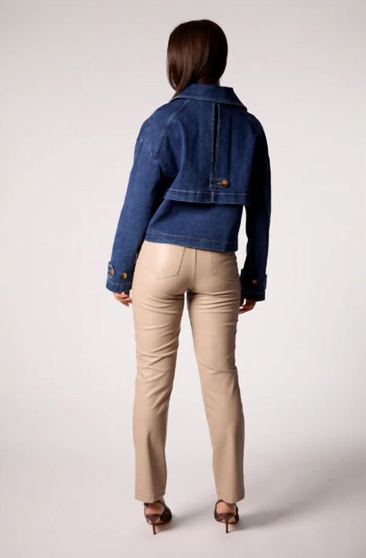 Blue Revival - Lana Crop Trench Jacket