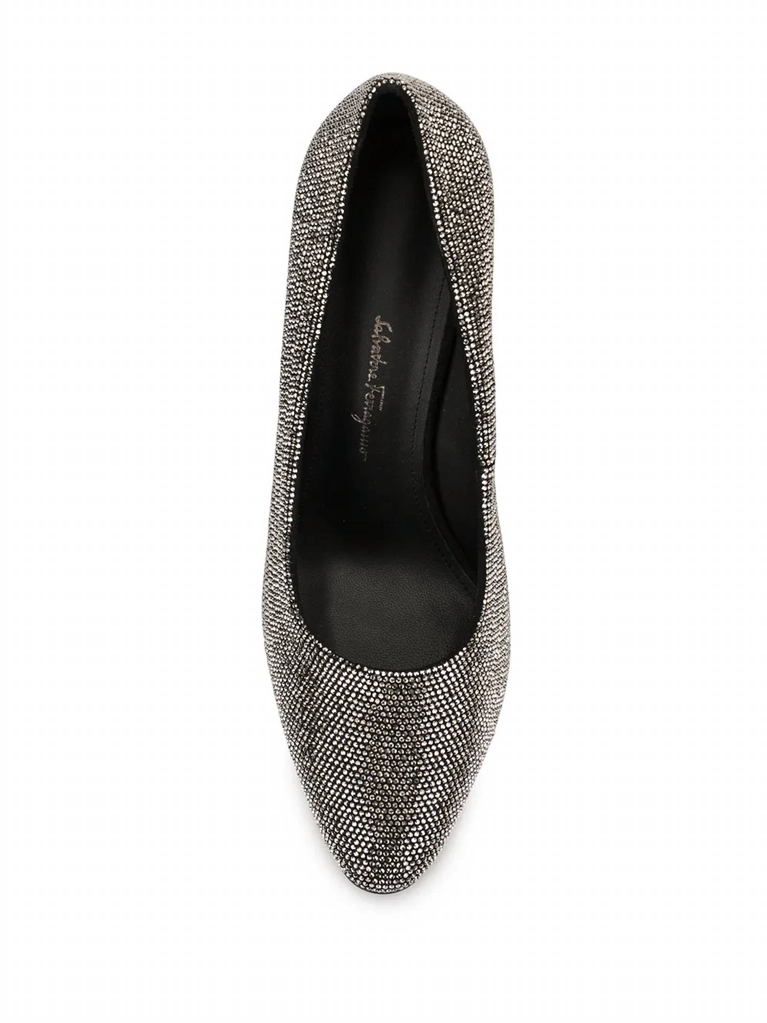 Salvatore Ferragamo - Women's Crystal-embellished Pumps
