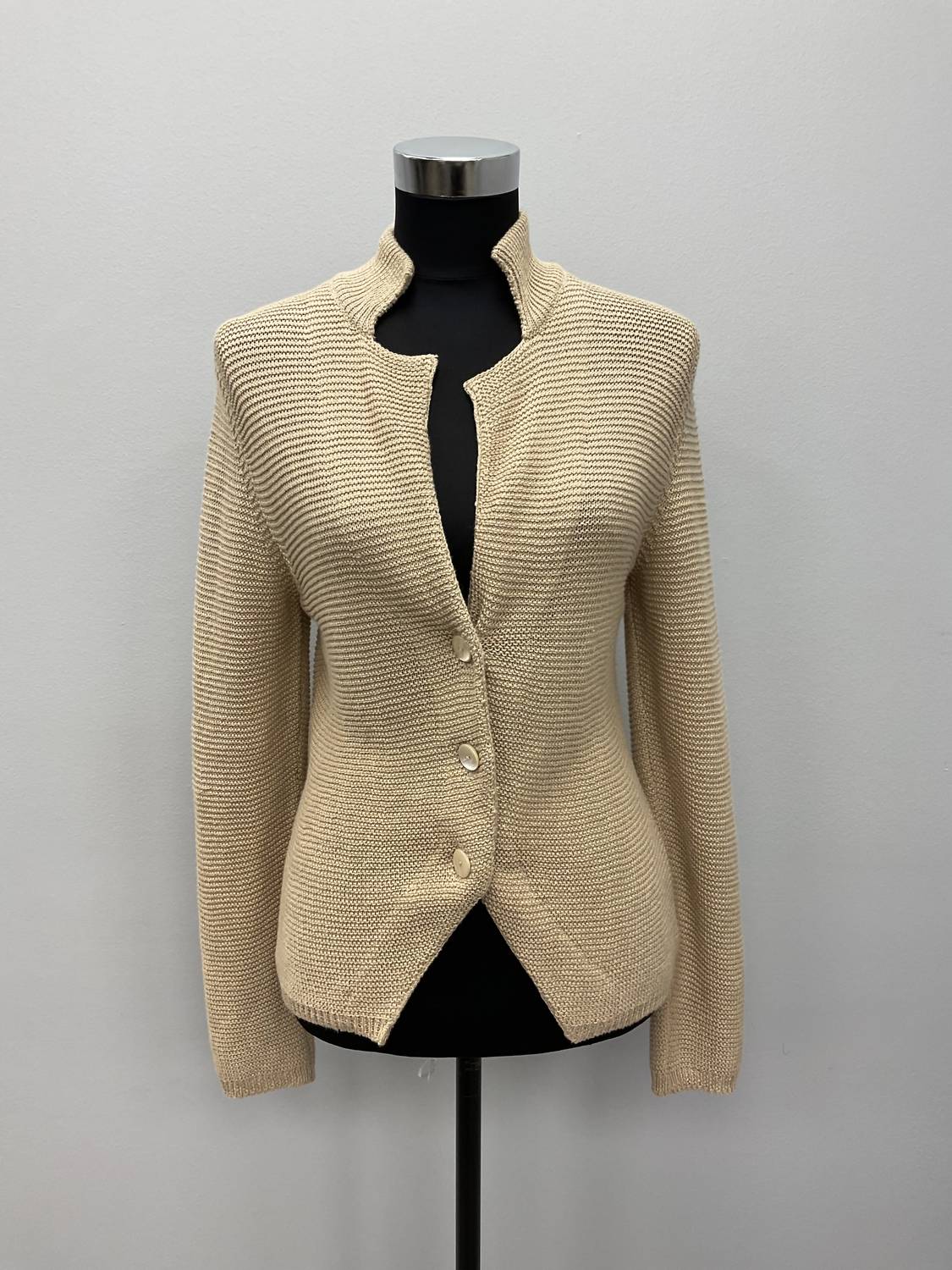 Misternic - button linen/cotton cardigan