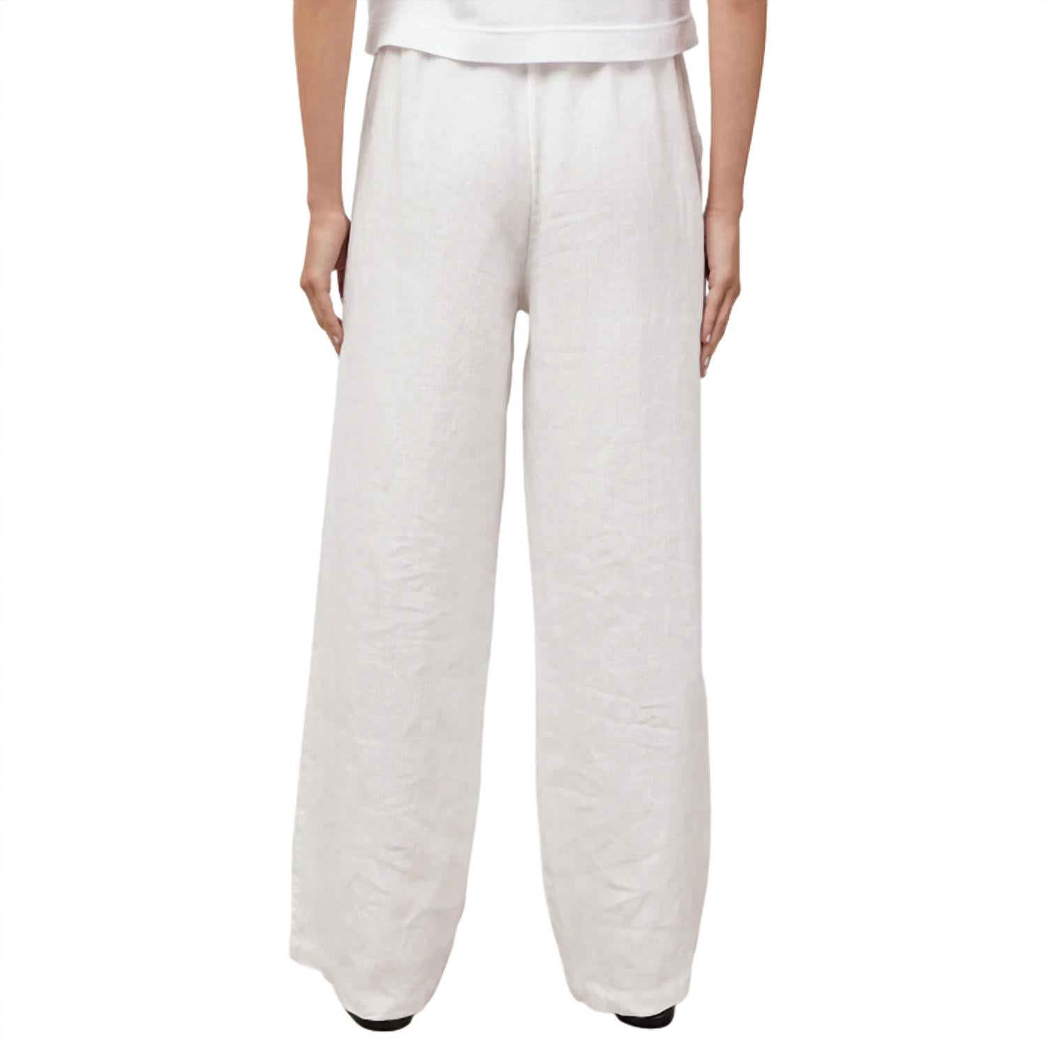 Rails Women's Emmie Pant in white - women's pants - detail view
