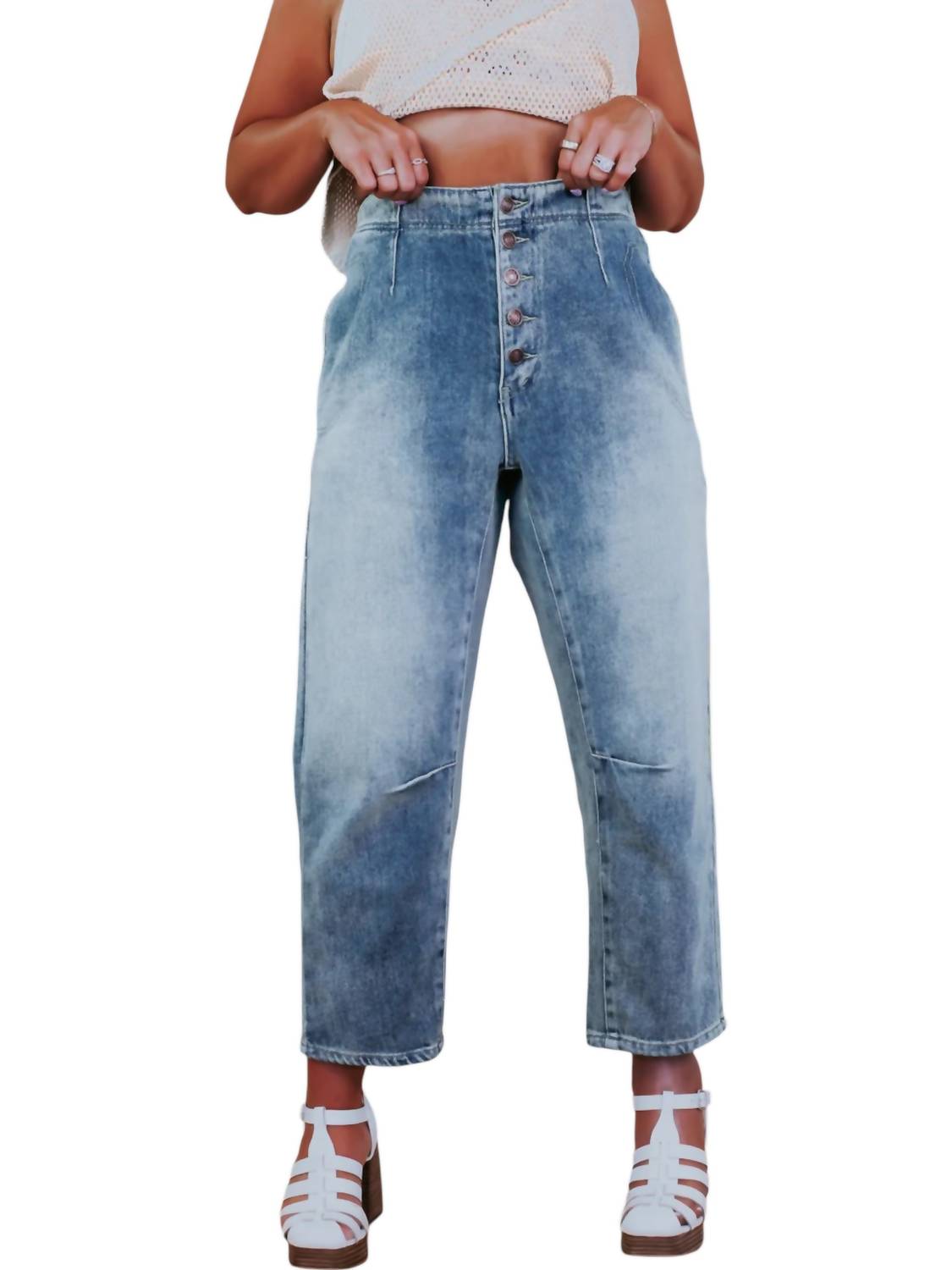 Oli & Hali - Barrel Denim Jeans