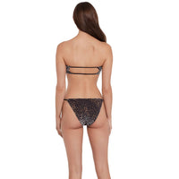 Steve Madden - Cutout Bandeau Beads Bikini Top