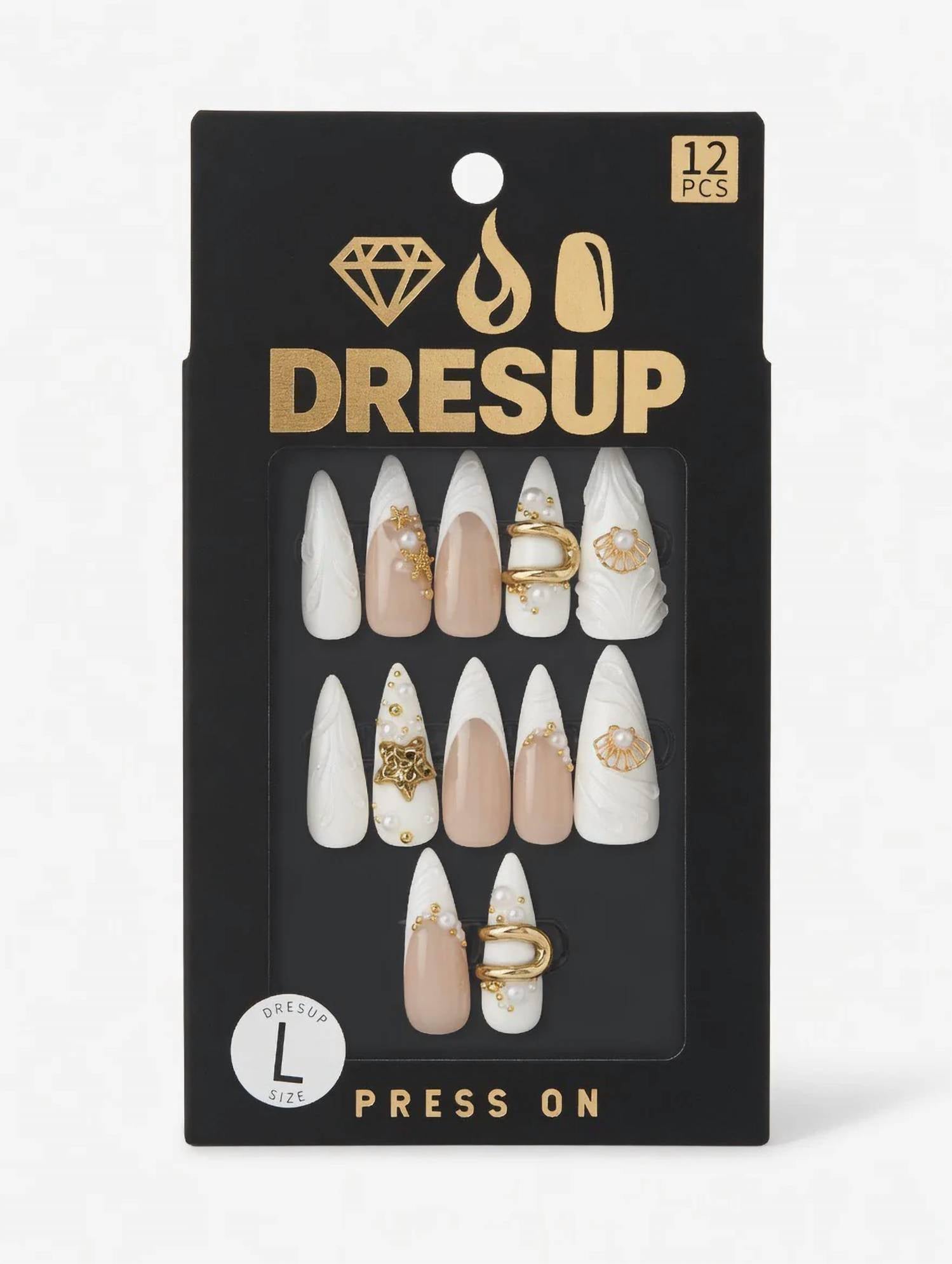 Dresup - Women's Custom Beachy Gal Nails