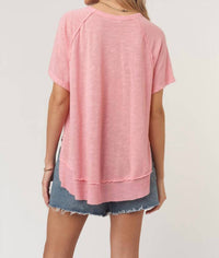 Project Social T - Lina Textured Scoop Neck Tee