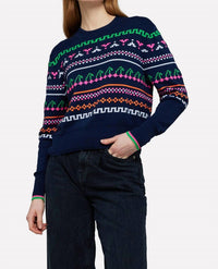 Brodie Cashmere - Elsie Pop Cherries Crewneck Sweater