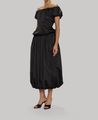 Jasmine Elaine - gathered balloon sleeve top