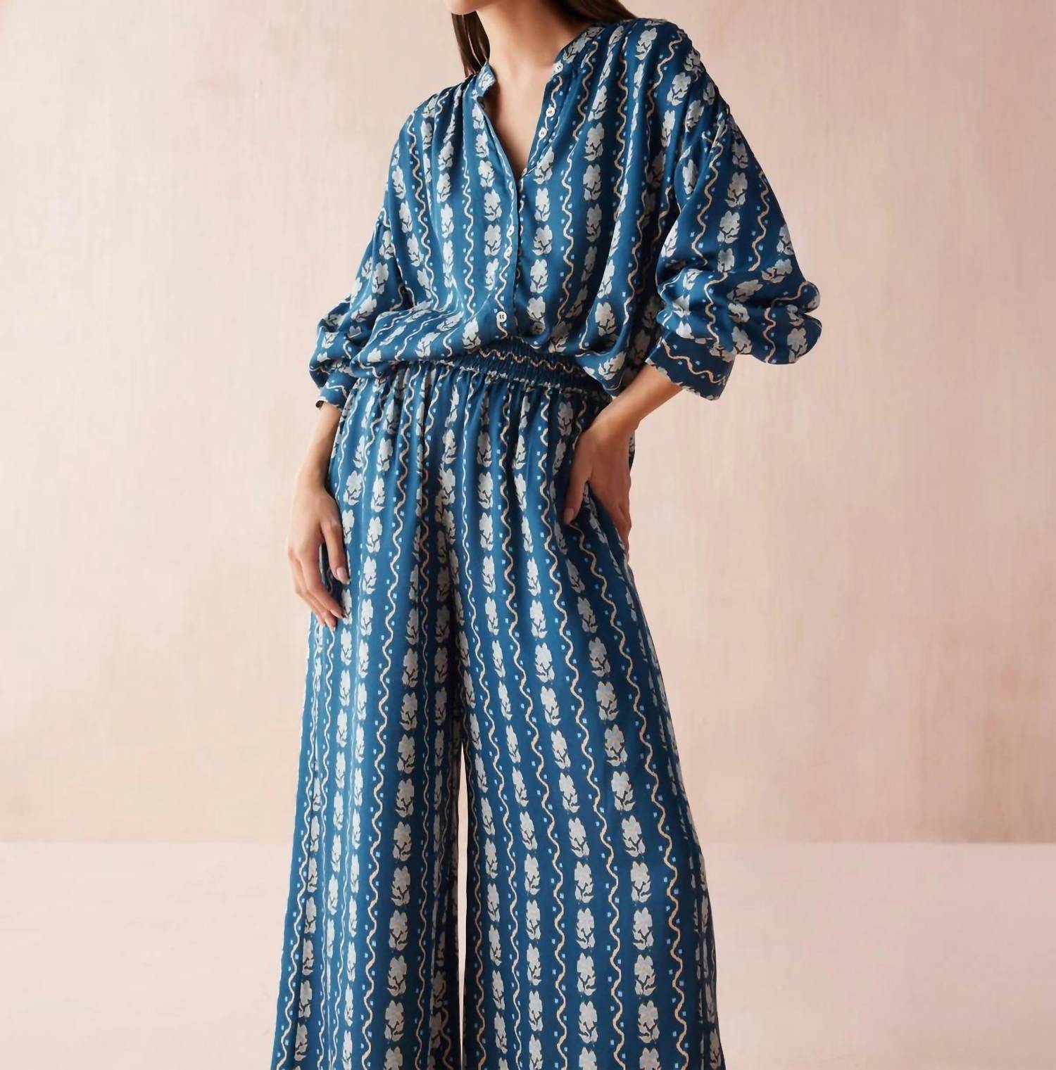 Omika - Ezra Button Down Front Blouse