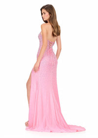 Ashleylauren - Stapless Fitted Embellished Gown