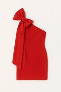 Katie J Nyc - Junior One Shoulder Beau Mini Dress