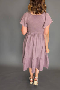 Mikarose - Smocked Midi Dress
