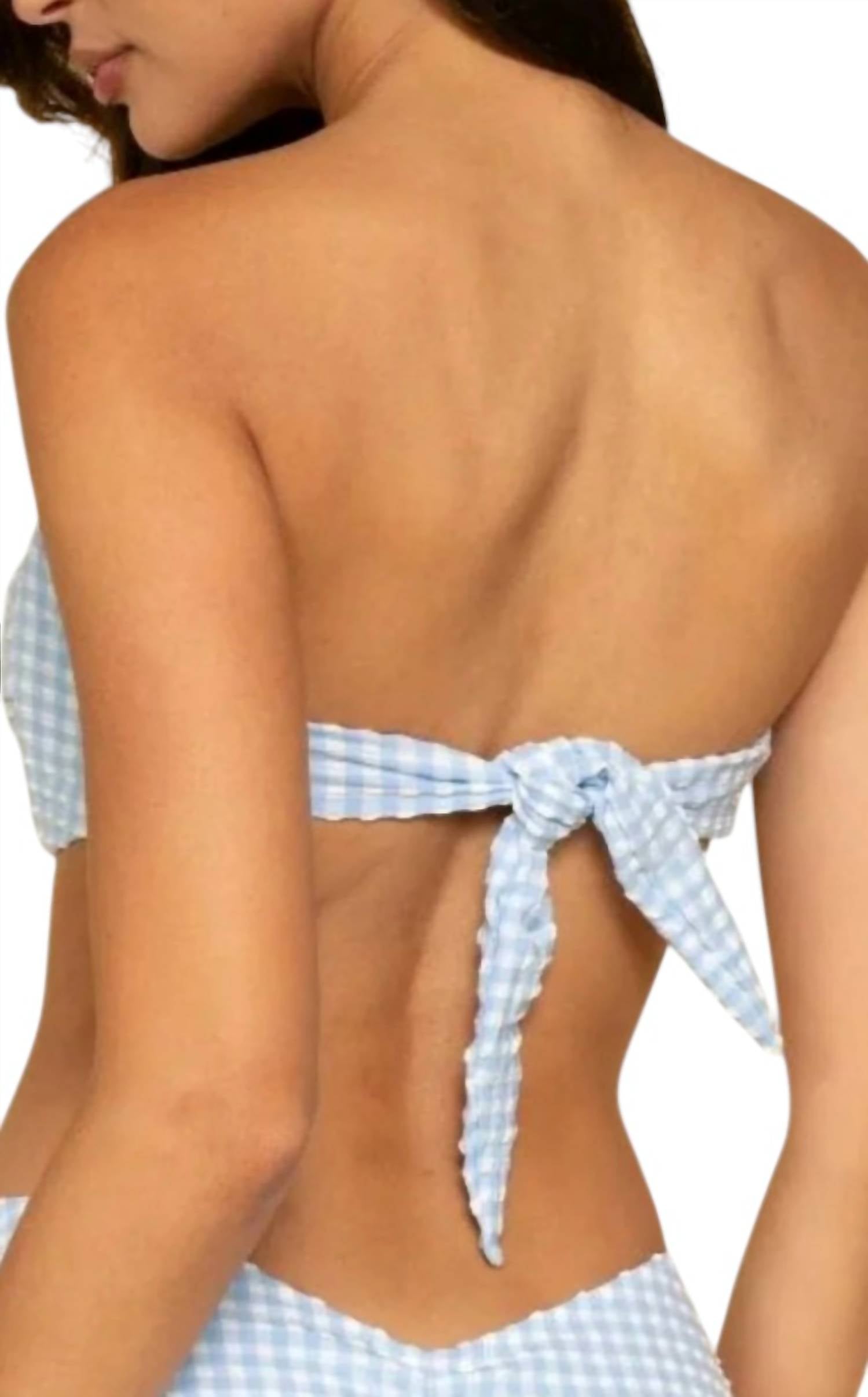 Montce - Tori Ties Bandeau Bikini Top