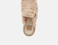 Dolce Vita Women's Lelani Plush Flats Platform Clogs in natural plush - women's shoe - view 4