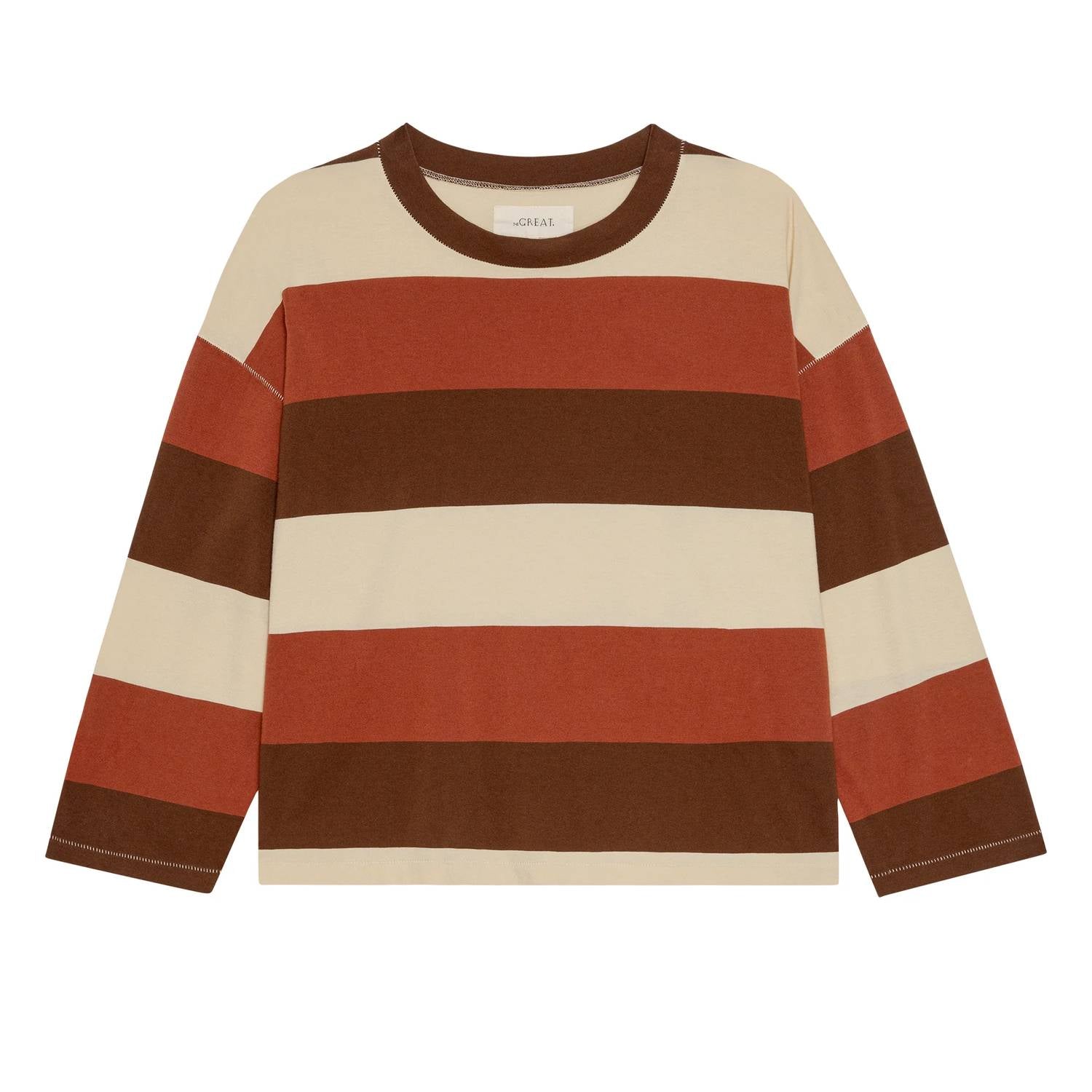 The Great. - Field Cropped Sweep Tee