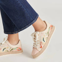 Dolce Vita - Women's Azalea Floral Raffia Sneaker
