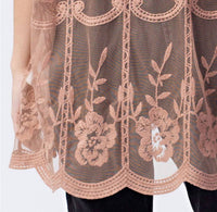 Honey Punch - Embroidered Lace Kimono Cardigan