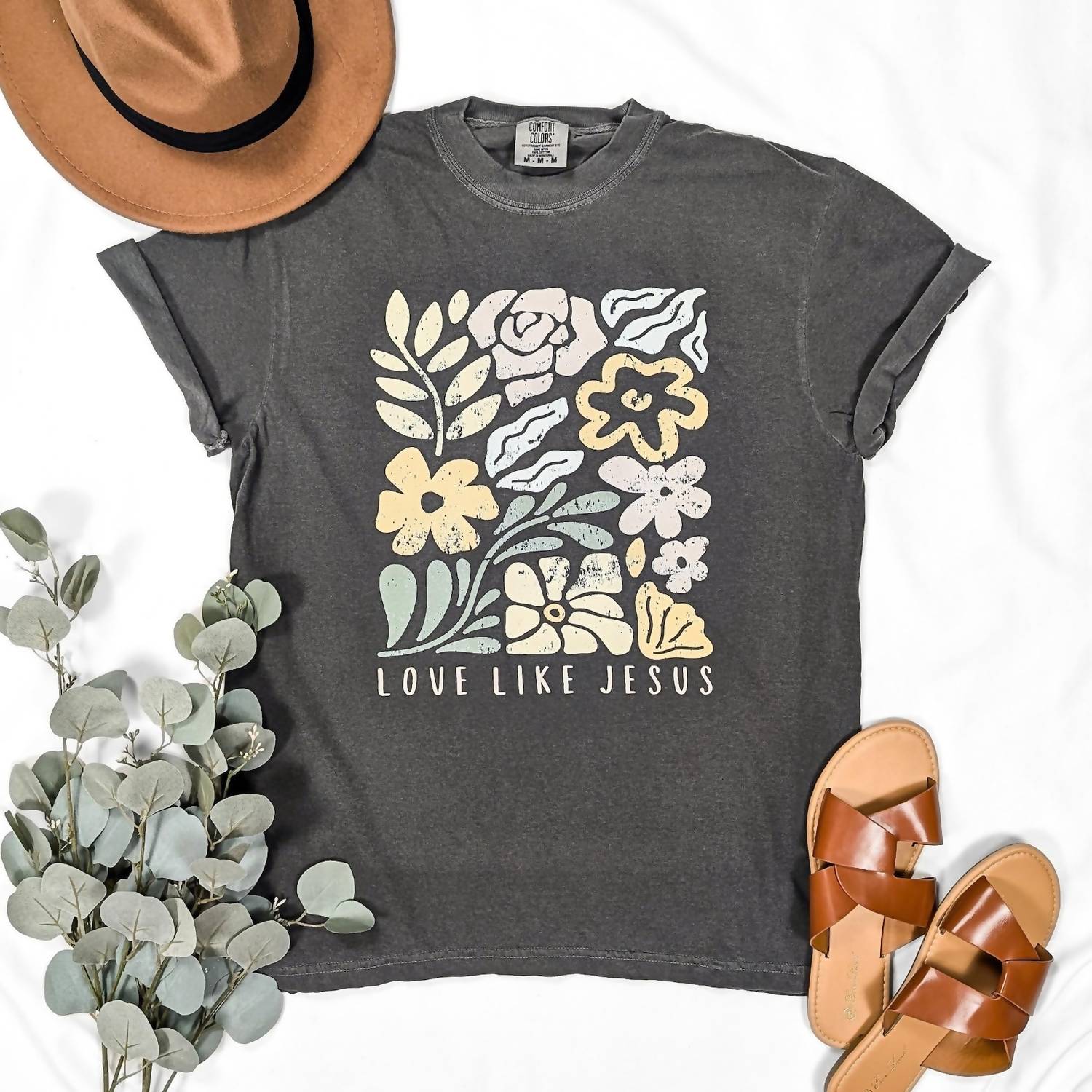 Comfort Colors Love Like Jesus Tees in multi - women's t-shirt - view 4