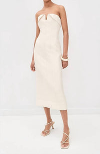 Alexis - Donella Strapless Midi Dress