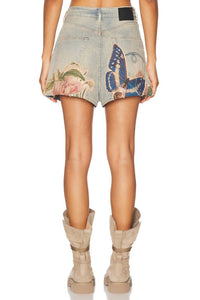 R13 - Pre-loved Venti Japanese Fabric-relaxed Baggy Short