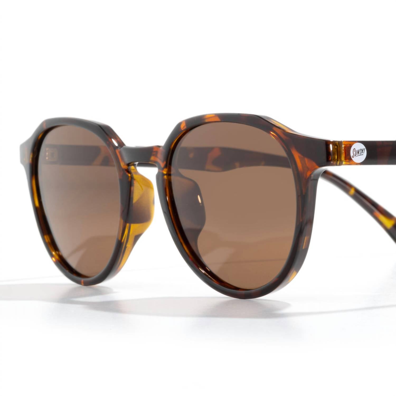 Sunski Women's Vallarta Polarized Sunglasses in tortoise amber - women's accessory - alternate view