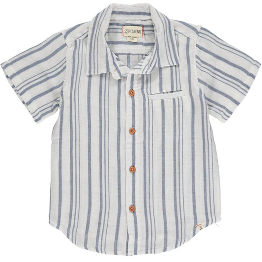 Me & Henry - Boy's Newport Stripe Woven Shirt