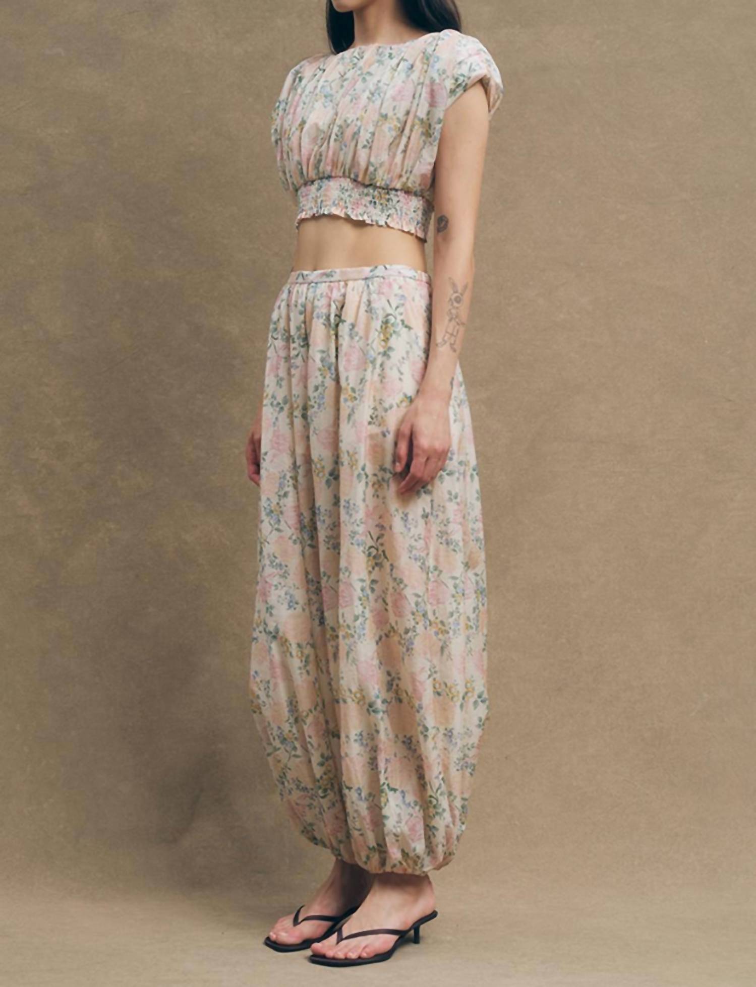 Maude Club - Talia Vintage Print Pants