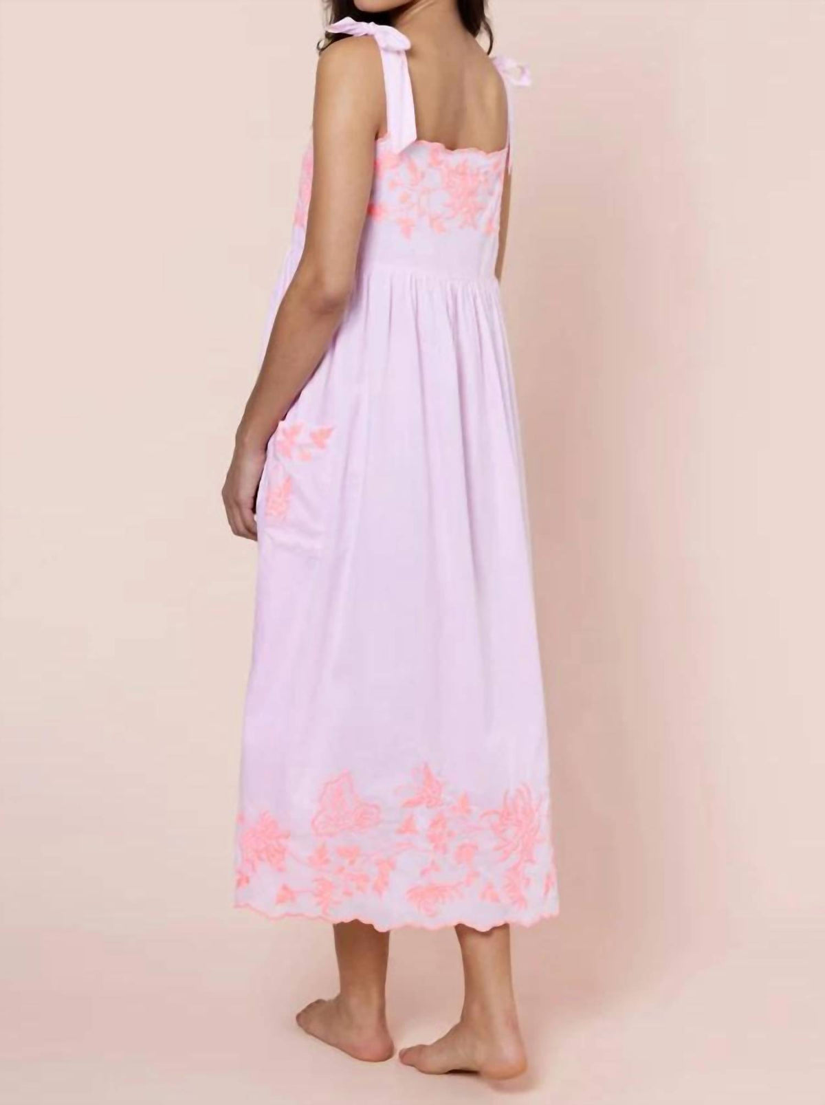 Juliet Dunn - Tie Shoulder Midi Dress