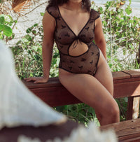 Kilo Brava - Bow Mesh Bodysuit