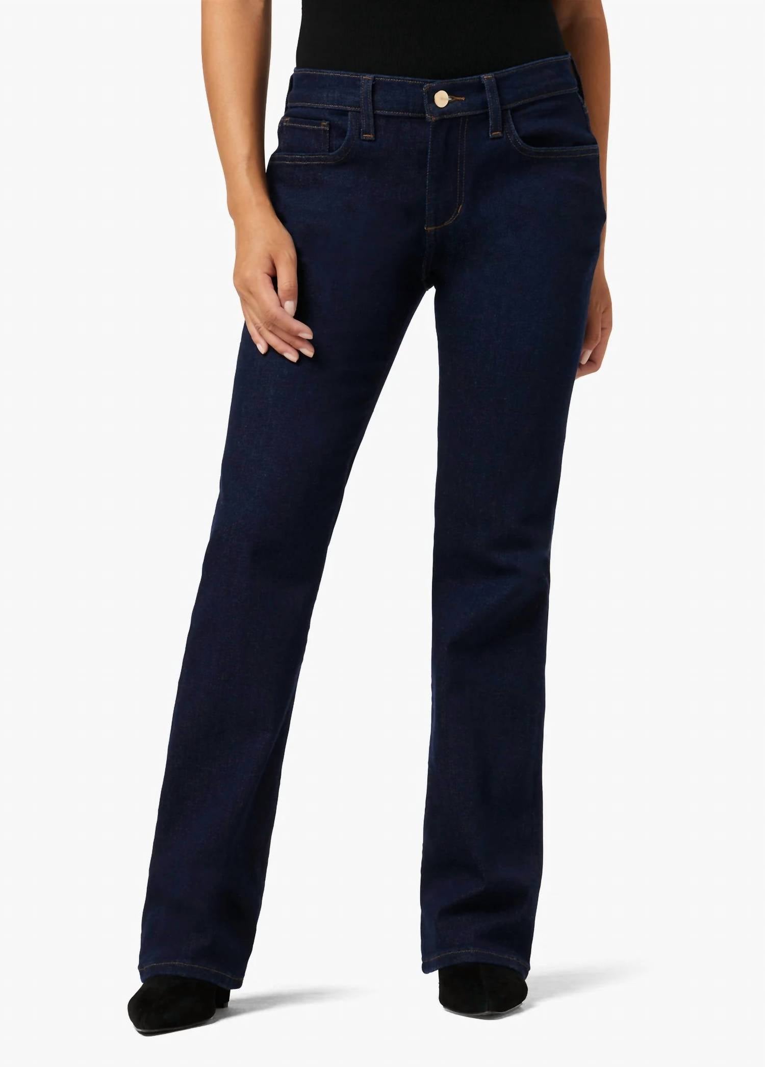 Joe's Jeans Provocatuer Petite Bootcut Jeans in heart eyes - women's jeans - alternate view