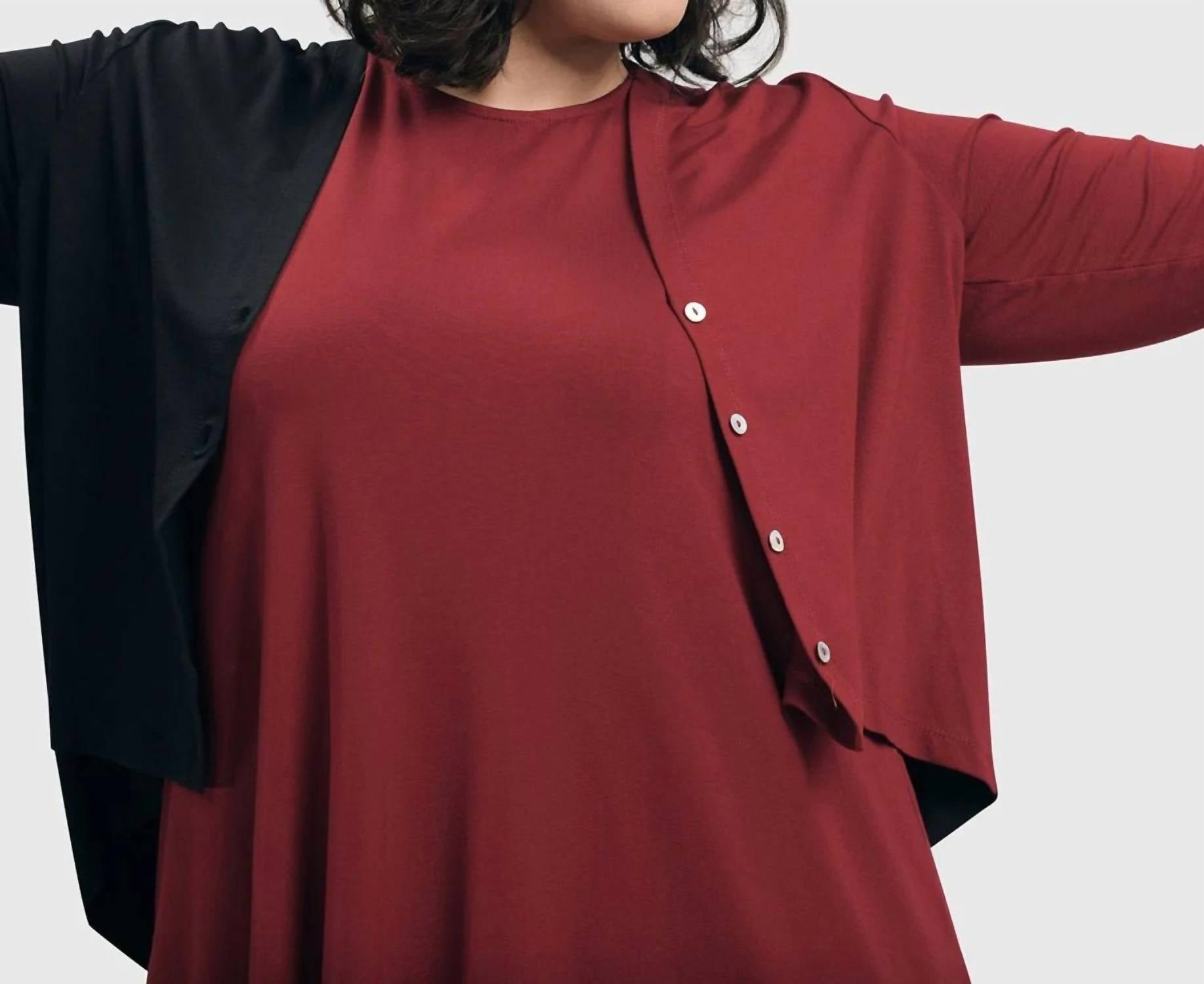 Alembika - Essential 2-tone Crop Cardigan