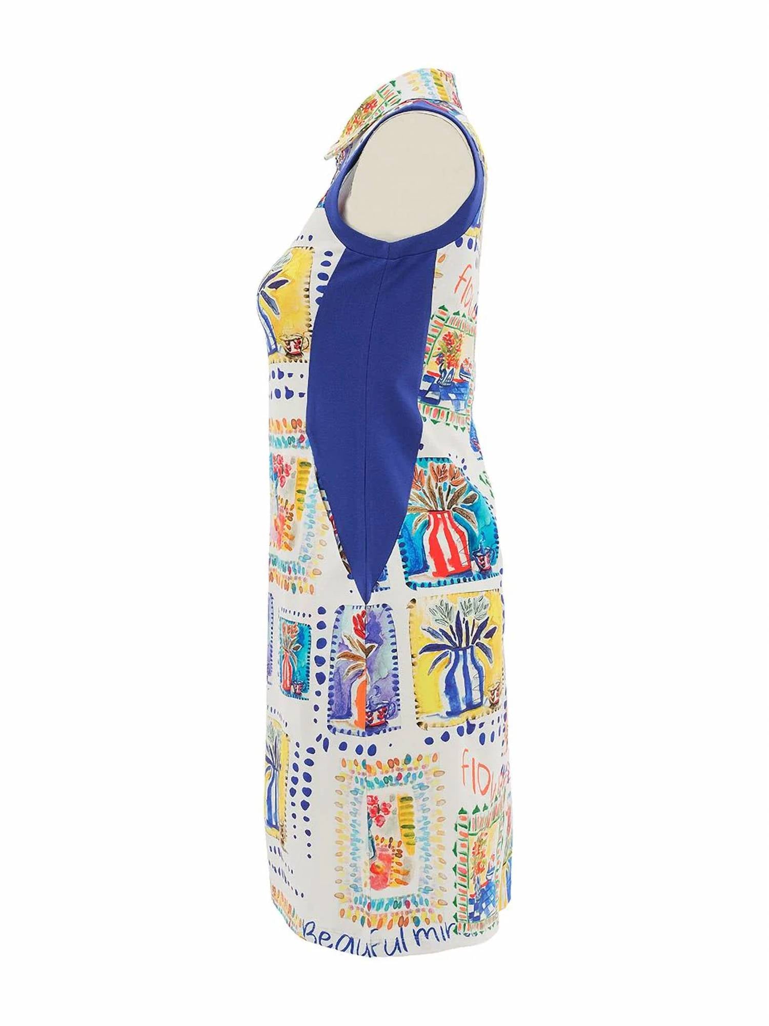 Dolcezza - Sleeveless Zip Dress