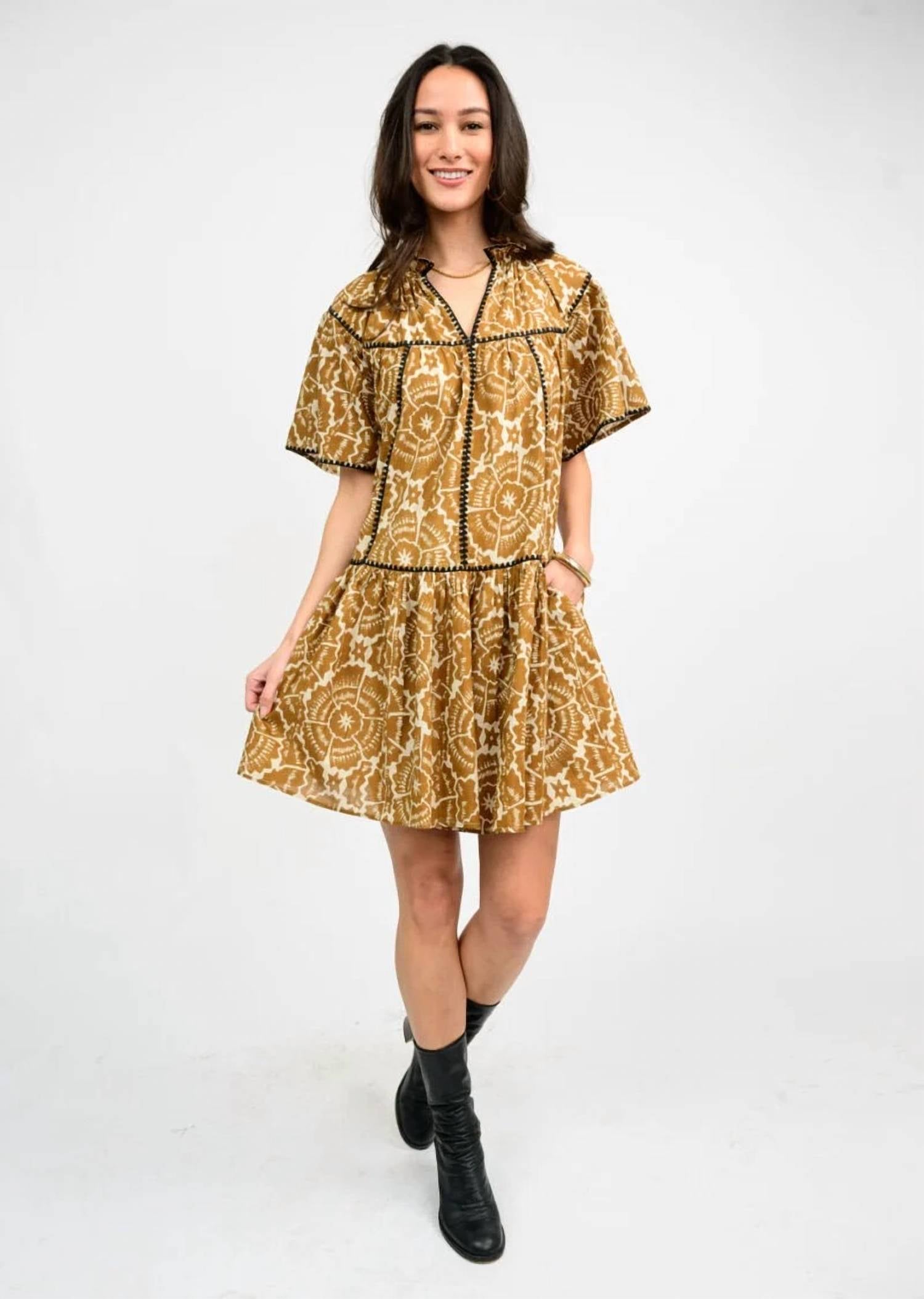 Ivy Jane - Short-Sleeve Cotton Dress