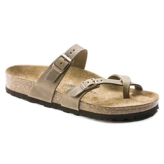 Birkenstock - WOMEN'S MAYARI OILED LEATHER SANDAL - NARROW WIDTH