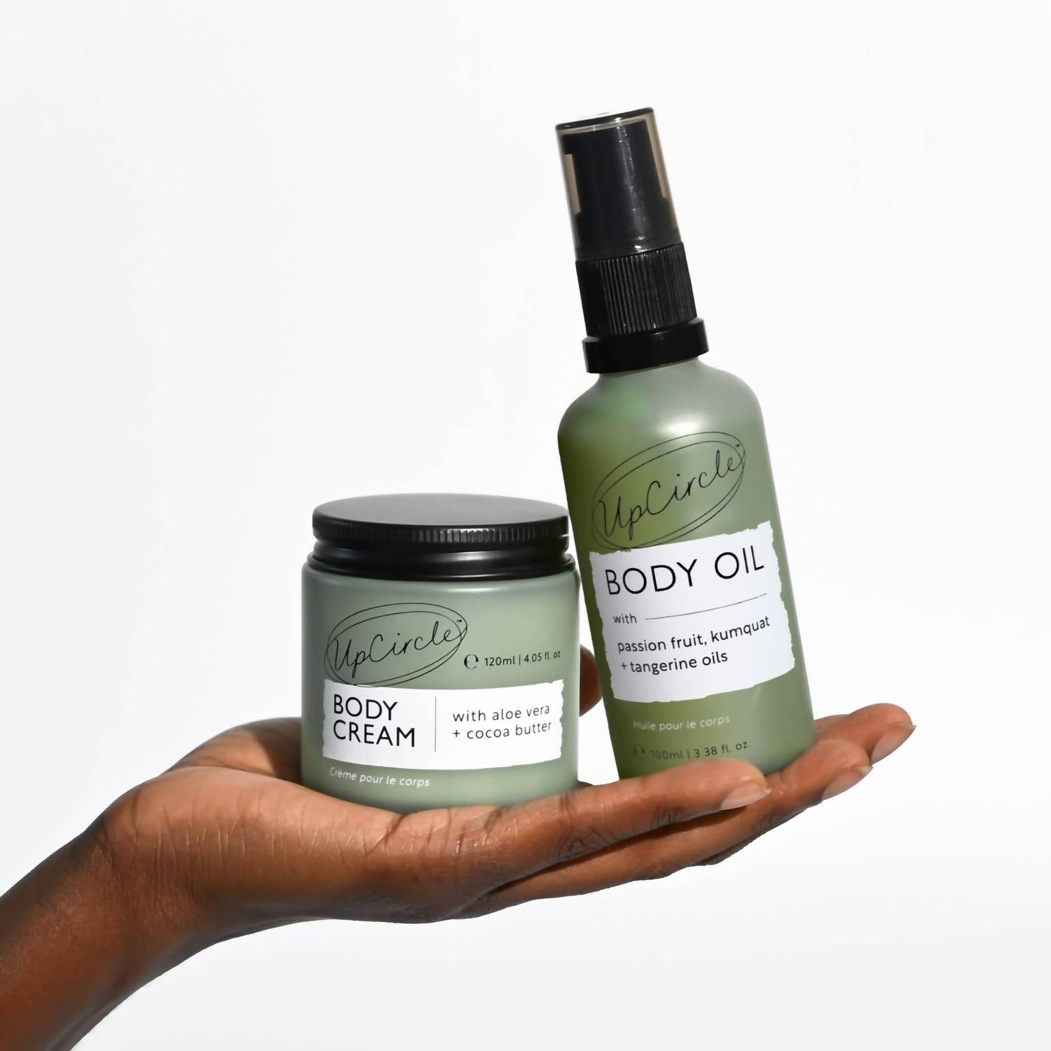 Upcircle - Vegan Body Cream With Aloe Vera and Cocoa Butter For Dry Skin