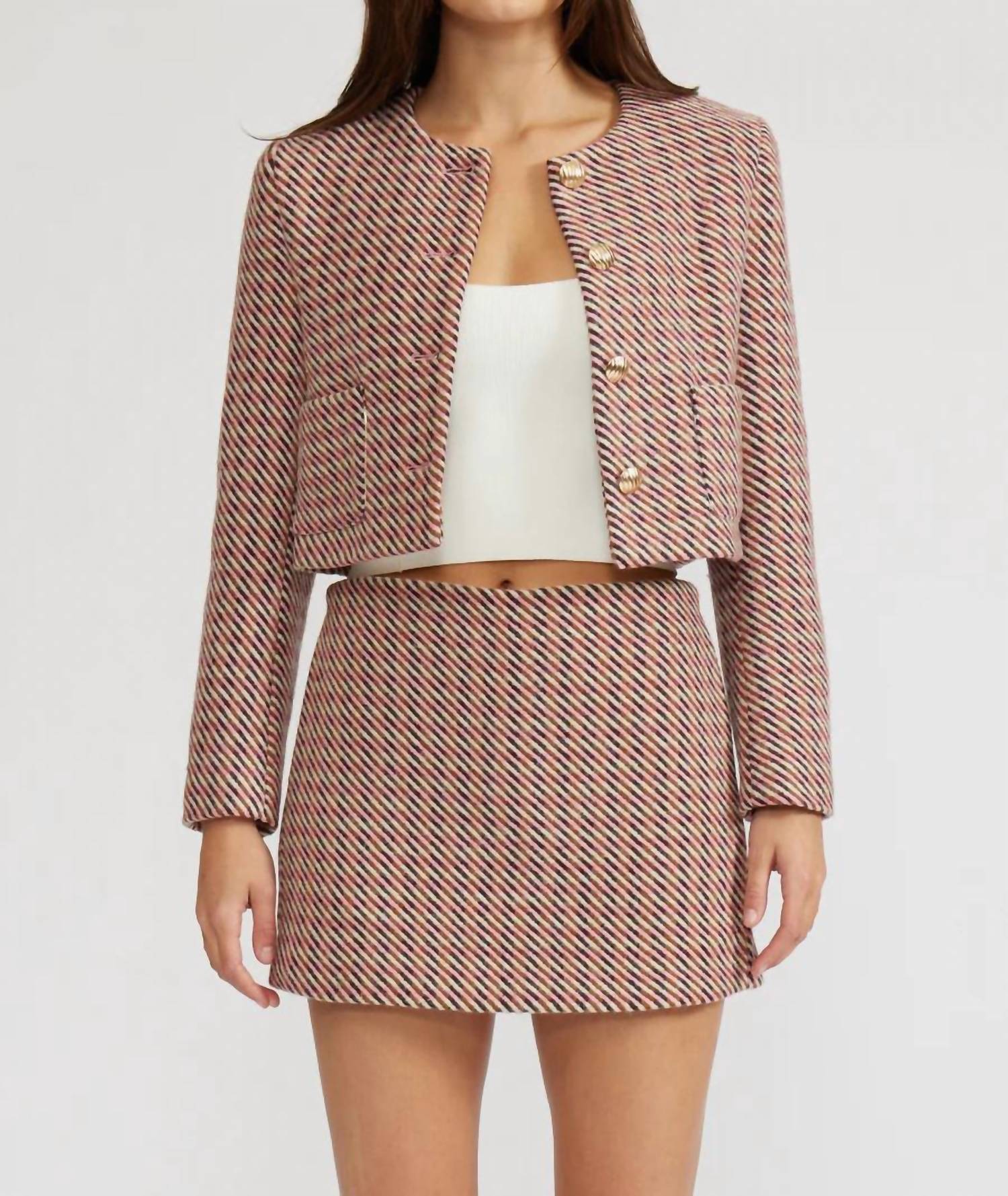 Lucy Paris - Mado Tweed Skort