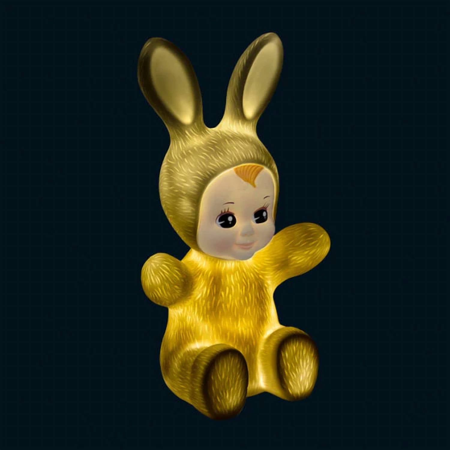 Goodnight Lights - Retro Baby Bunny Vinyl Lamp