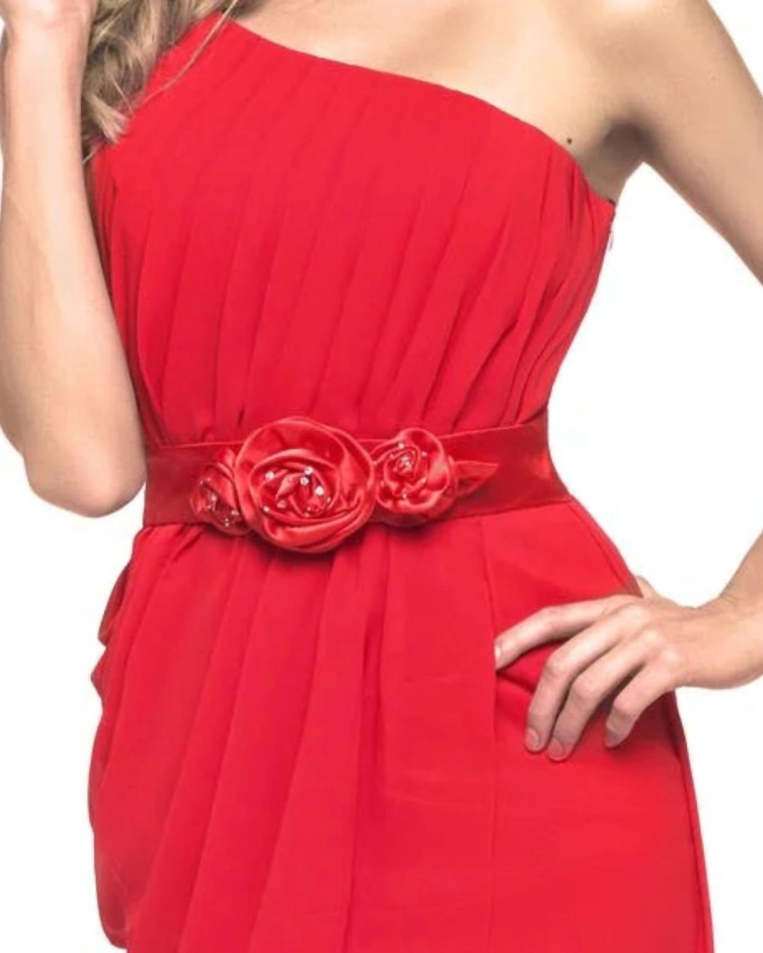 Nova Vogue - One-shoulder Party Dress