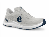 Topo Athletic Men's Ultrafly 4 Road Running Shoes in grey navy - men's sneaker - detail view