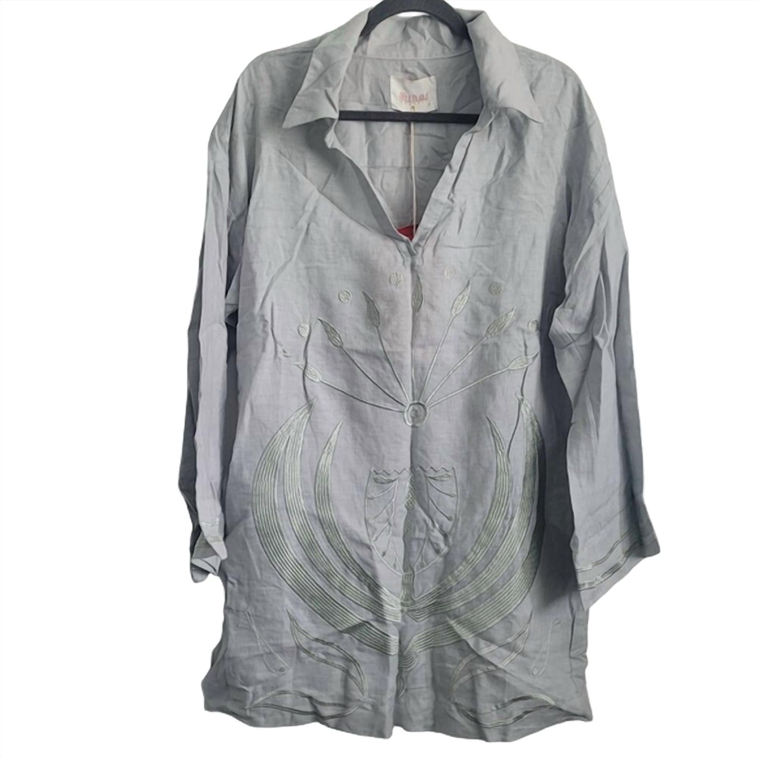 Aether Concept - Women's Linen Collared Shirt