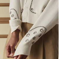 The Great. - Studded Cardigan