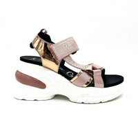 Renato Garini Women's DMD Hybrid Sandal Sneaker in gold pink - women's sandal