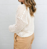 By Together - Kensley Open Knit Cardigan