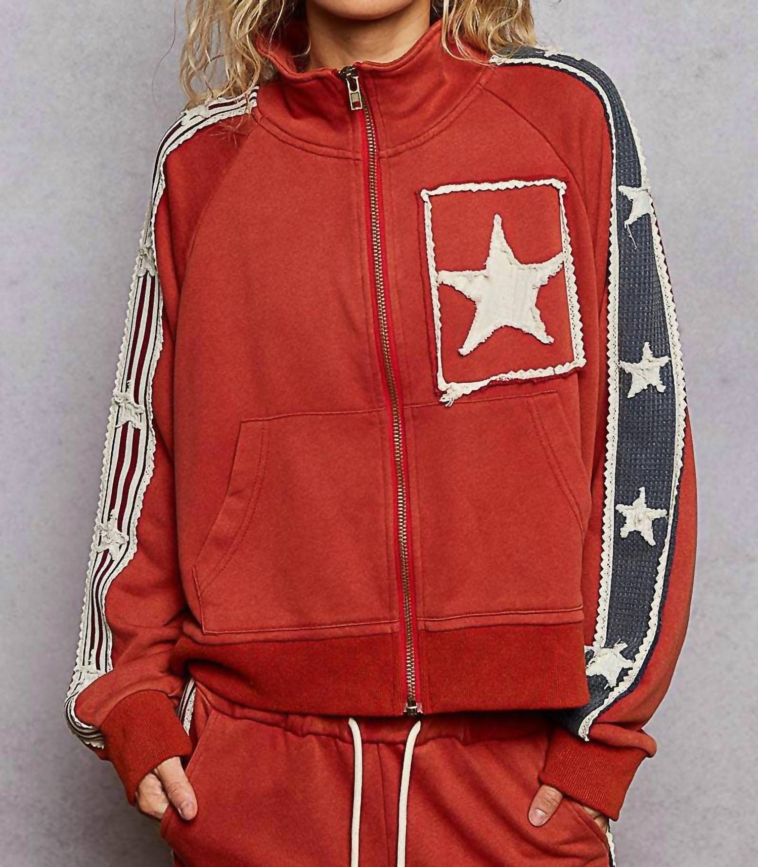 Pol - Starry Patch Jacket