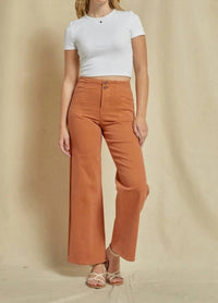 Mica Denim - Soft Stretch Wide Leg Pants