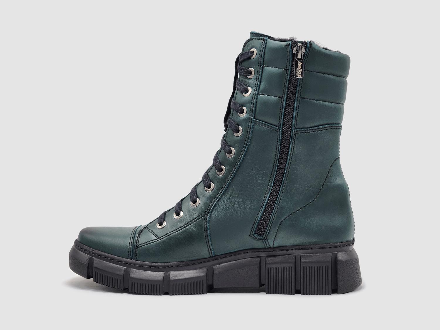 Helios - Women's Medusa Fur-lined Leather Boots