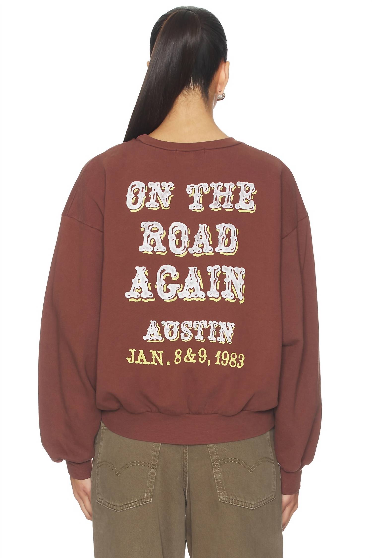 Daydreamer - Willie Nelson In Austin Oversized Sweatshirt