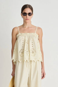 Apiece Apart - Embroidered Cami Top