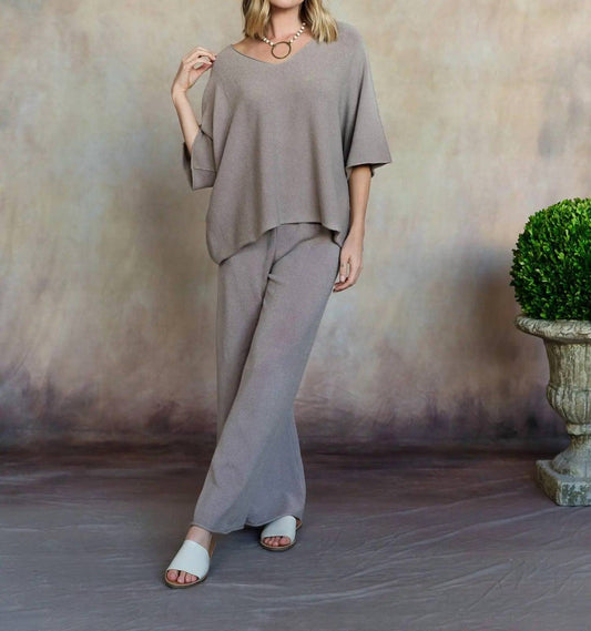 Cobblestone Living - Coletta Short Sleeve Sweater