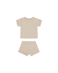 Quincy Mae - Kid's Ribbed Shortie Set